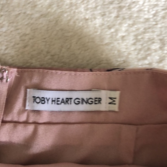 Toby Heart Ginger floral printed ruffle hem chiffon skirt - Picture 3 of 12